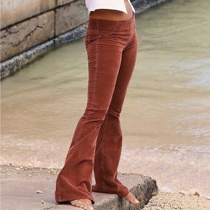 We The free Free People Penny Pull on flare corduroys